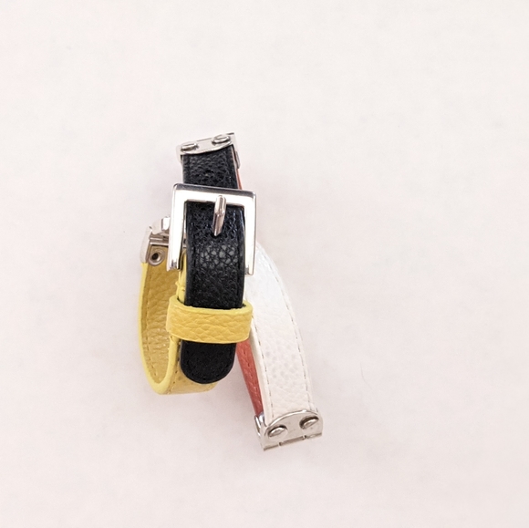 Vintage Jewelry - Free w/ bundle Color block leather wrap bracelet